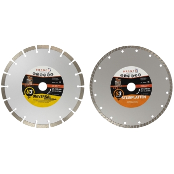 Dronco Diamant Trennscheibe Set 2-teilig Perfect S3 turbo - Perfect U3 Ø 230x22,23 mm